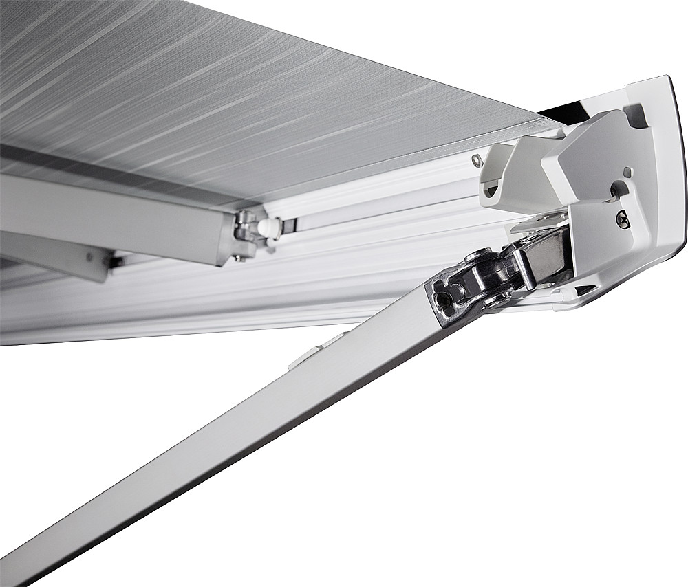 Thule Omnistor 5200 stříbrná, 300 cm, plachta Saphir modrá