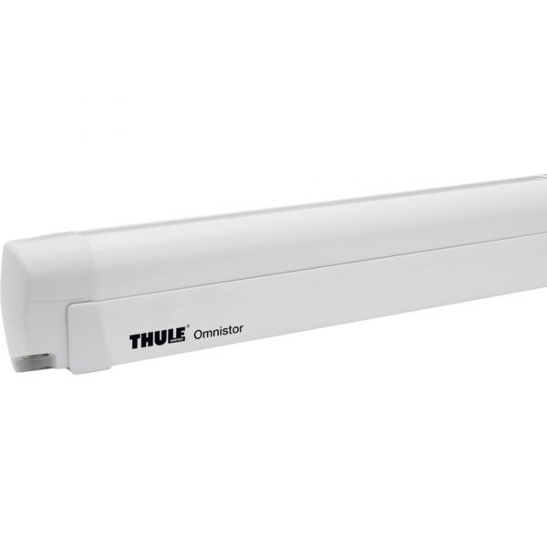 Thule Omnistor 8000 s motorem 220 V, bílá, plachta šedá Mystic, 500 cm