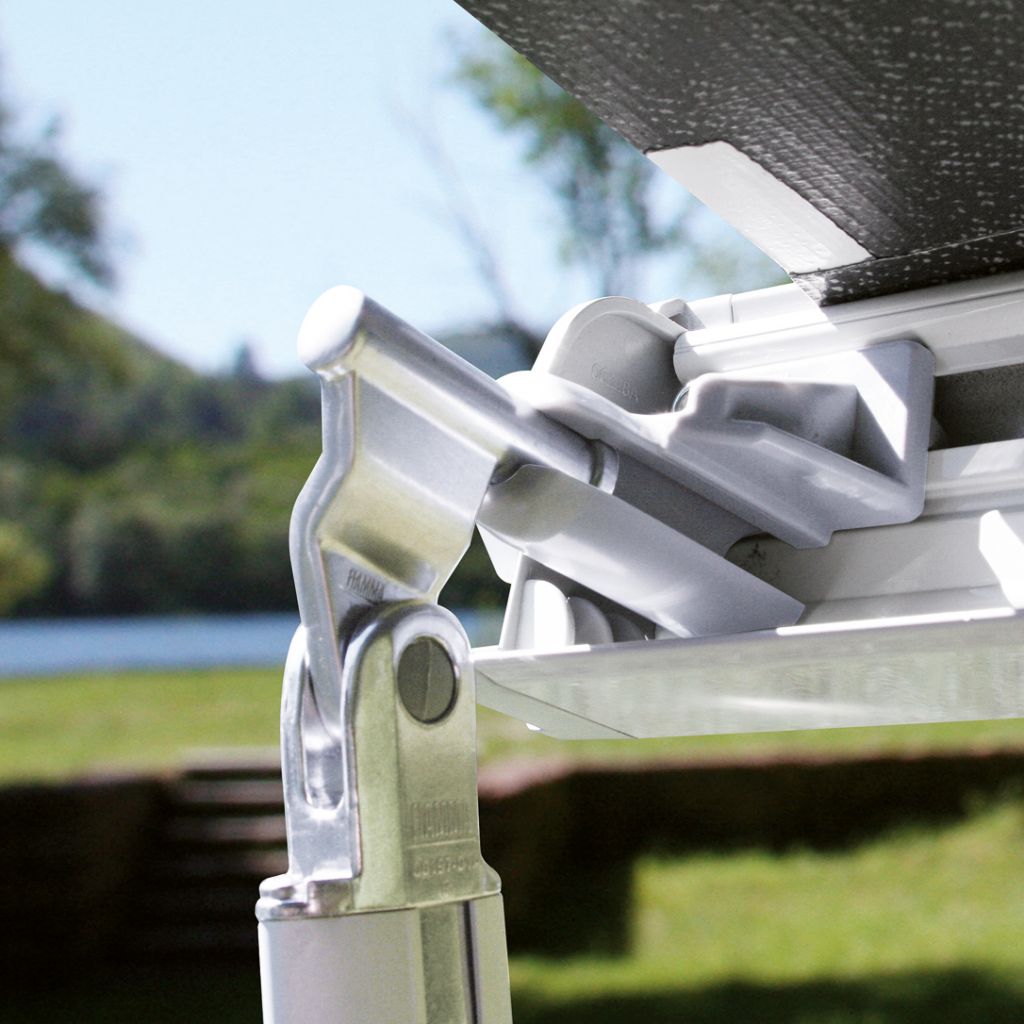 Fiammastore F45 S stříbrná, plachta modrá Royal, 400 cm