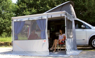 Fiamma F35 Pro, šedá, šedá plachta 303 x 225 