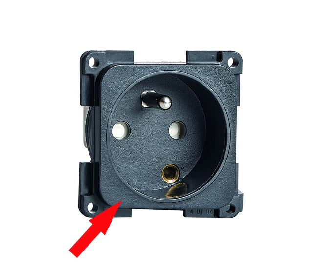 Středový kryt rámečku inprojal 10.000, tmavě šedá