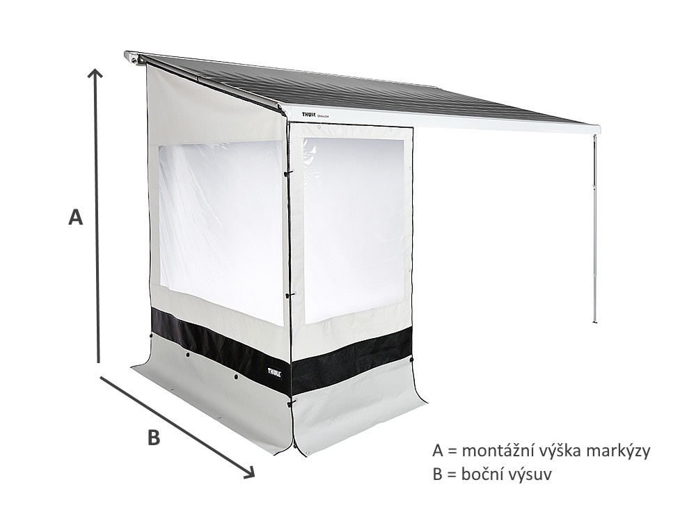 Čelní stěna Thule Rain Blocker G2, 147 x 210 cm