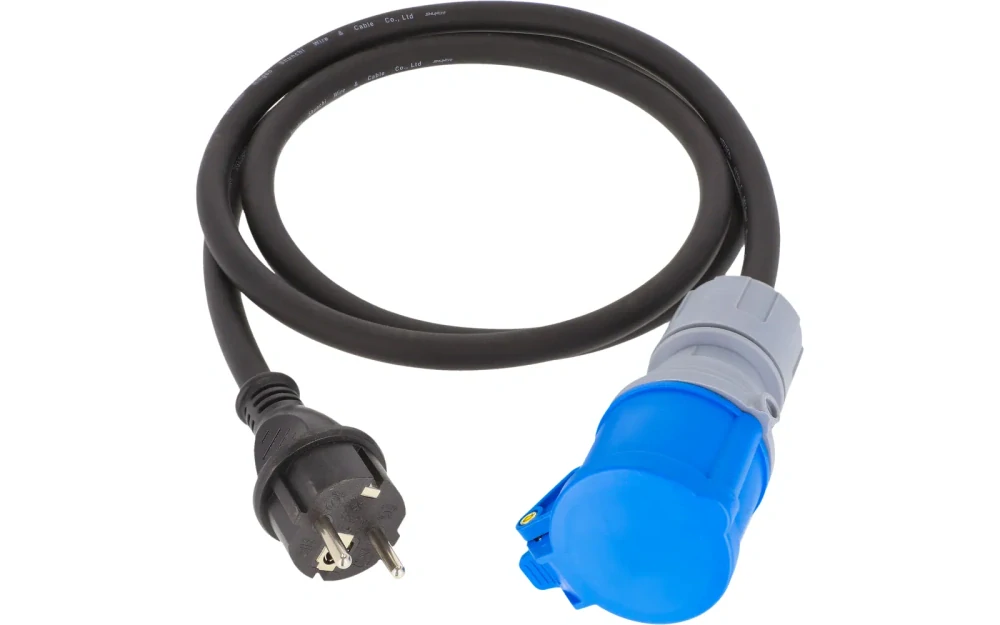 Adaptér CEE / Schuko vidlice 1,5 m