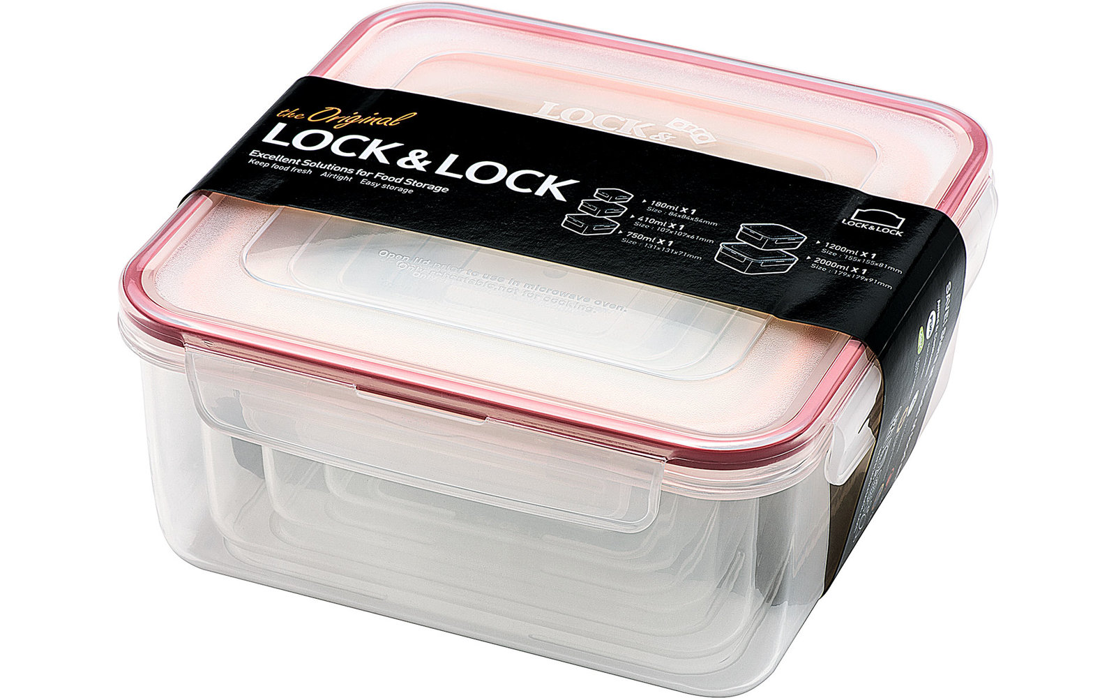Sada boxů na potraviny Lock & Lock