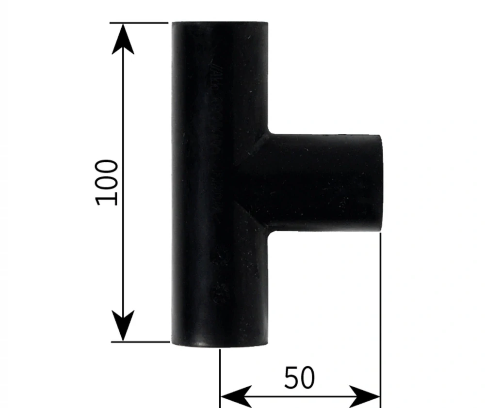 Gumová T-spojka Alde 22 mm