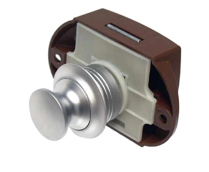 Čtvercová rozeta k zámkům Push-Lock, chrom