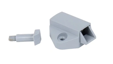 Nábytkové madlo s tlačítkem, chrom