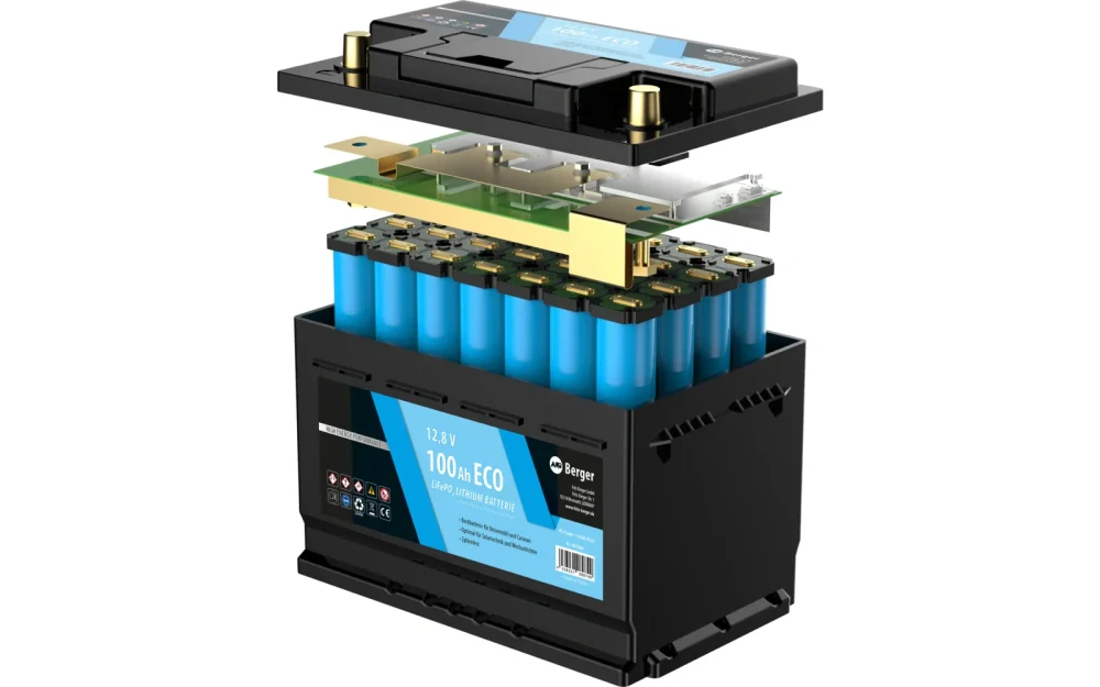 LiFePO4 Baterie Berger Lithium Eco 100 Ah 12V