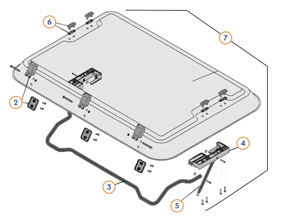 Pant střešního okna Dometic 
