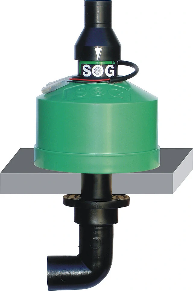 Odvětrání WC SOG 2 3000A, Dometic CT 3000/4000, podlahová varianta