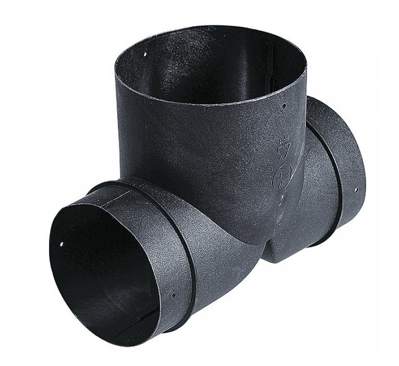 T-spojka na trubky topení 80-65/72 mm