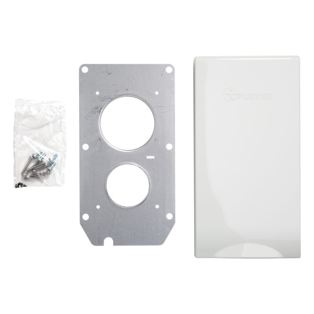 Stěnový výfuk KBS 3, šedobílá