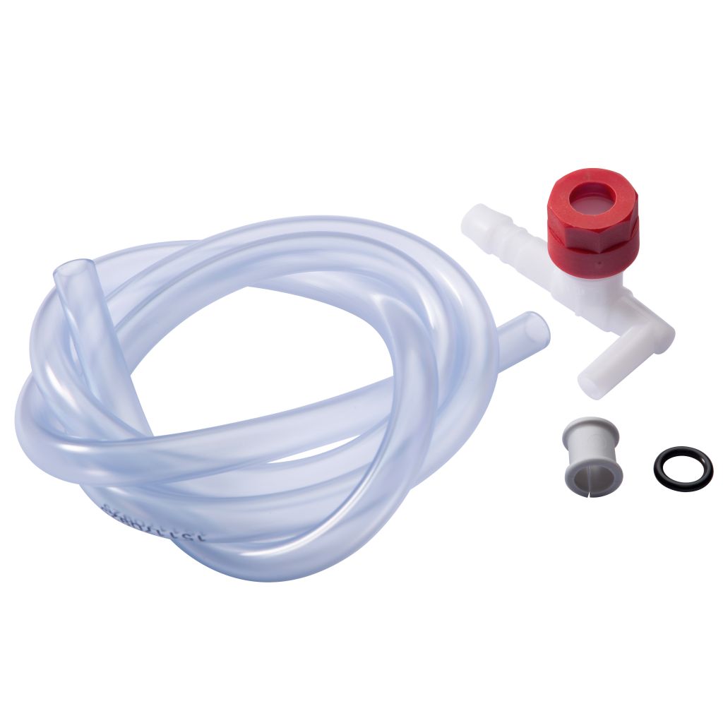 Úhlová přípojka bojleru M 20/TB 10 mm, červená
