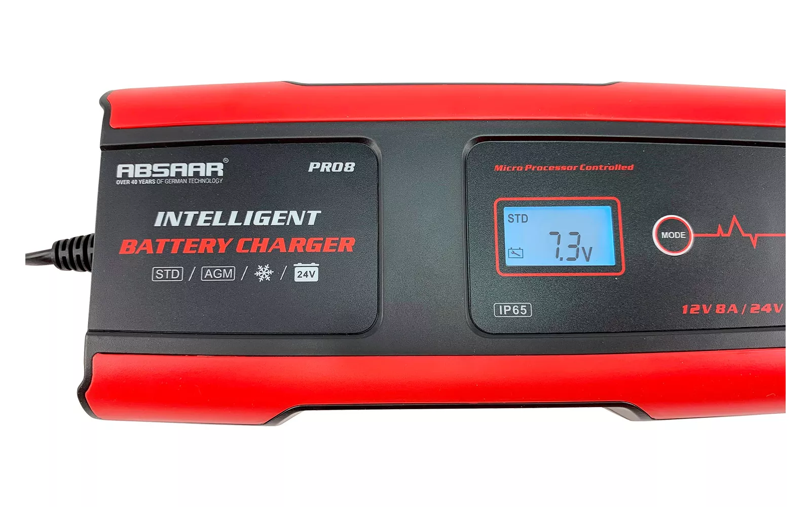 Nabíječka baterií Absaar Pro8 12 - 24 V / 8 A