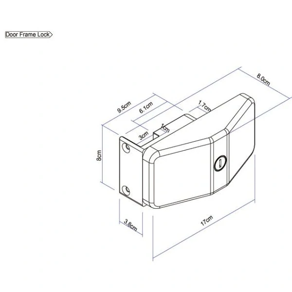 Zámek Thule Door Lock, rámový