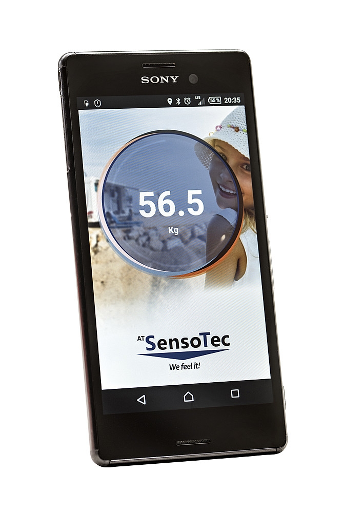 Digitální váha oje ATSensoTec STB150 B, oranžová