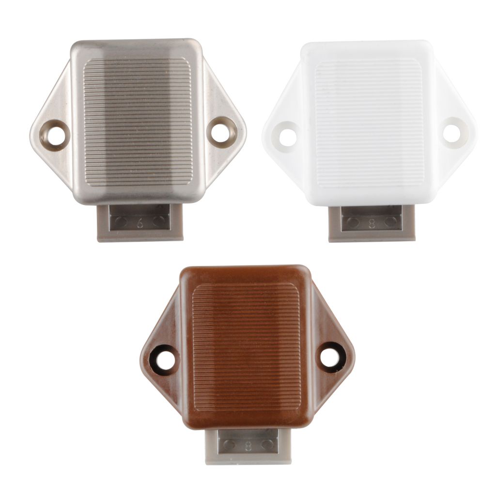 Zámek Mini Push-Lock, bílá
