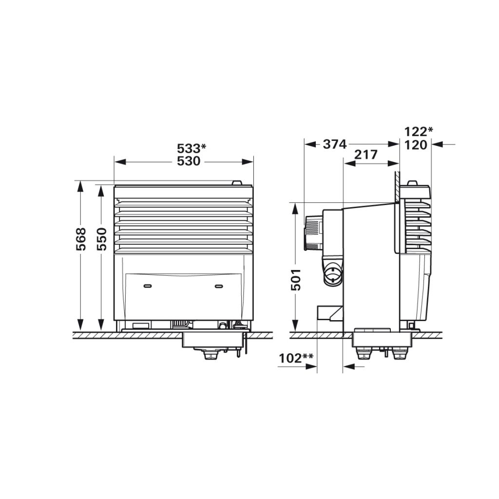 Topení Truma S 5004, pro 2 ventilátory