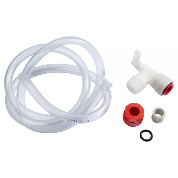 Úhlová přípojka bojleru M 20/JG 12 mm, červená