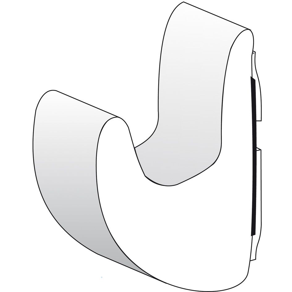 Okapová lišta Fiamma Drip Stop černá, 500 cm