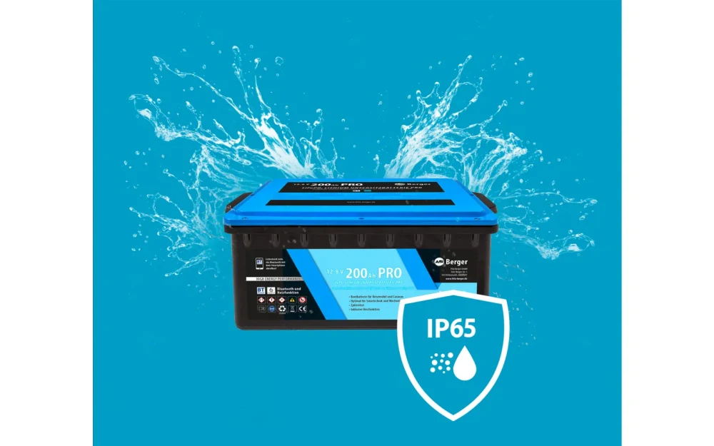 Podsedadlová LiFePO4 baterie Berger Lithium Pro 200 Ah 12V s Bluetooth a ohřevem