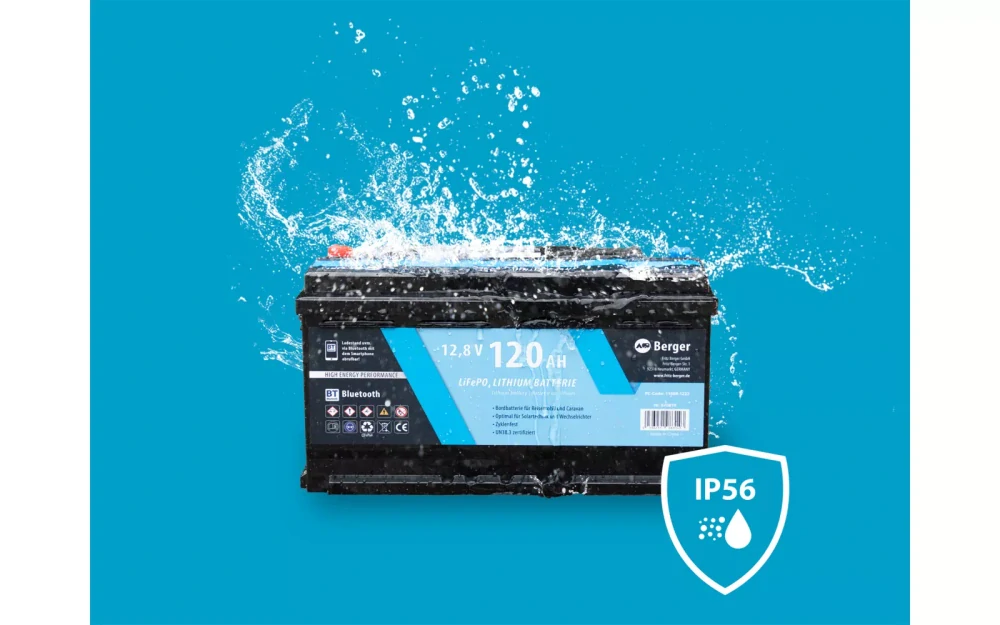 LiFePO4 baterie Berger Lithium Pro 120 Ah 12V s Bluetooth