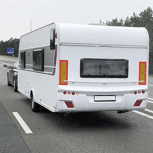 Výstražné cedule Španělsko 2 ks krátké, nálepka