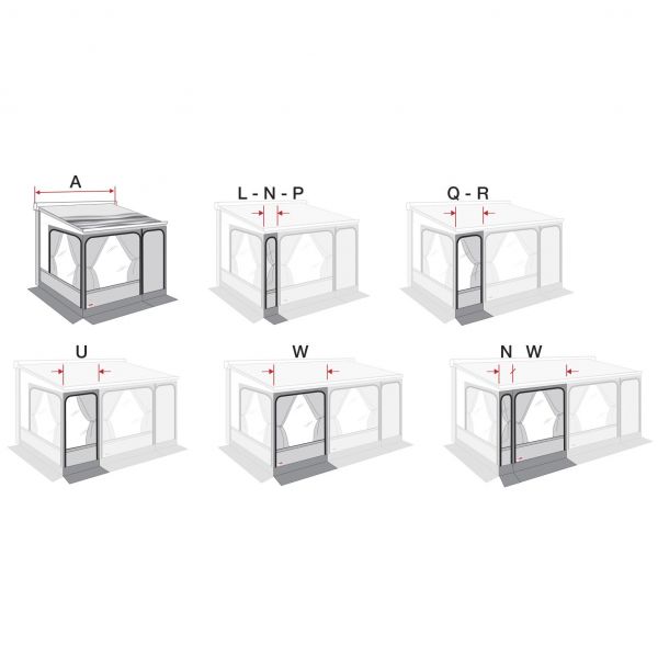 Předstan Fiamma Privacy Room F45 300 cm, výška M