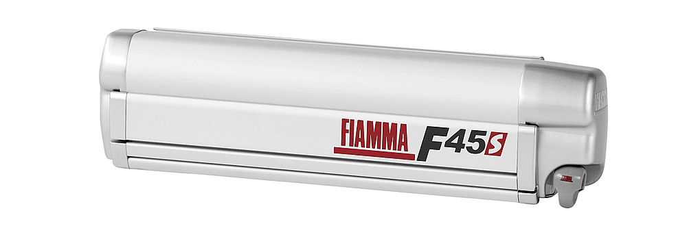 Fiammastore F45 S bílá, plachta šedá Royal, 260 cm