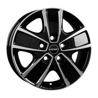 Kola Borbet CWG 6 x 16" Ducato Light, černá