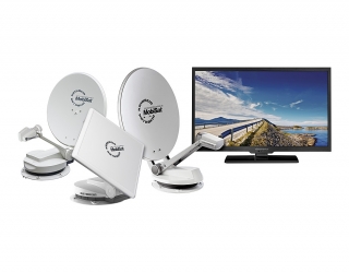 Satelitní systém Kathrein CTS 650 GPS + TV alphatronics 24"