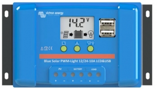 PWM solární regulátor Victron Energy LCD&USB 30 A