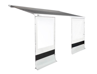 Sada čelních stěn markýzy Thule Rain Blocker 112+147 x 185 cm
