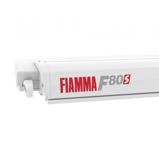 Fiammastore F80 S 340 bílá, šedá plachta