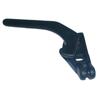Držák vzpěry s kličkou Polyplastic levý, černá