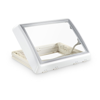 Střešní okno Dometic Midi Heki FL, klička, s ventilací, bílá