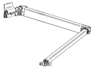 Výsuvné rameno kompletní Thule Omnistor 5200 od 300 cm, levé