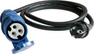 Adaptér CEE / Schuko vidlice 1,5 m