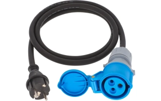 Adaptér CEE / Schuko vidlice 1,5 m