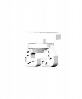 Zarážka záclonové lišty