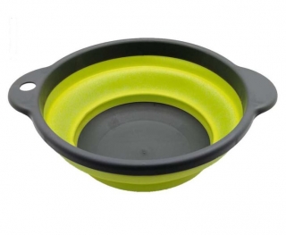 Skládací miska zelená, 20 cm