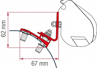 Adaptér Fiamma F35 pro PSA