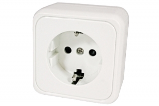 Nástěnná zásuvka 230 V Schuko