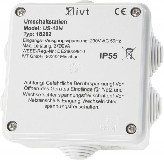 Přepínací automat IVT US-12N 2700 W