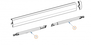 Podpěrná noha Thule Omnistor 6300, od 350 cm