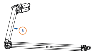 Výsuvné rameno Thule Omnistor 6300, 300-500 cm, pravé