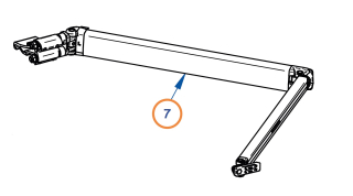 Výsuvné rameno Thule Omnistor 6300, 300-500 cm, levé