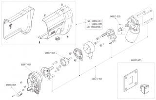 Diferenciál pro motor kit Fiamma F45S