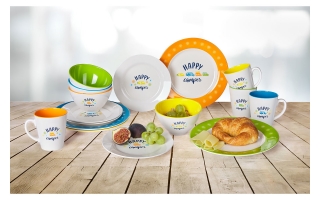 Sada nádobí Happy Camper 16-dílná
