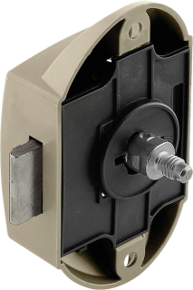 Dveřní zámek 25 mm Push-Lock, nikl